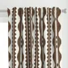 Spoonflower Ikat Stripe Maximalist Curtain Panel