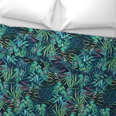 Spoonflower In A Tropical Mood Wide Cotton Sateen 3.5 oz 26" X 20" Standard Knife Edge