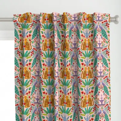 Spoonflower In The Garden - Print Curtain Panel