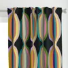 Spoonflower Inflated Stripes Medium Curtain Panel