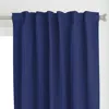 Spoonflower Ink Blue Pin Stripe Curtain Panel