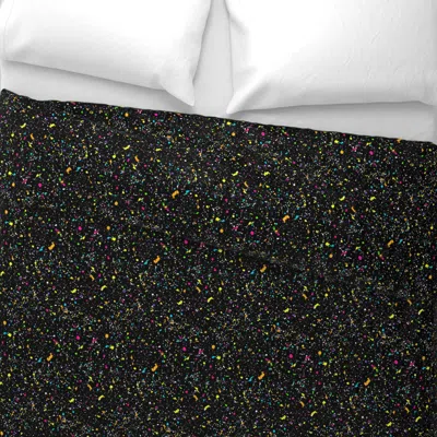 Spoonflower Ink Splat (dark) Wide Cotton Sateen 3.5 oz 26" X 20" Standard Knife Edge