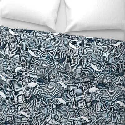 Spoonflower Inked Nessie Loch Ness Monster Large Wide Cotton Sateen 3.5 oz 26" X 20" Standard Knife Edge