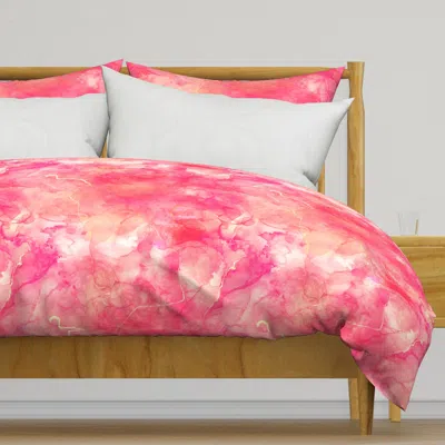 Spoonflower Inky Rose Gold Duvet Cover