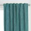 Spoonflower Inky Vertical Pin Stripe Curtain Panel