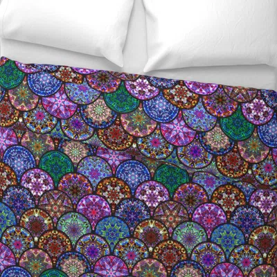 Spoonflower Intricate Kaleidoscope Collection Small Scale King Pillow Sham