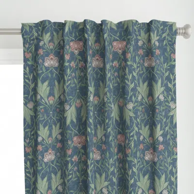 Spoonflower Ivy - Morris Victorian Curtain Panel