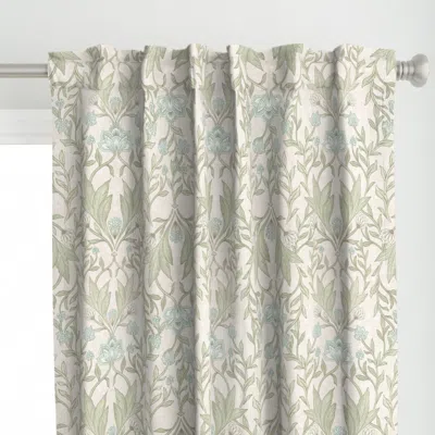 Spoonflower Ivy - William Morris Curtain Panel