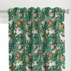 Spoonflower Jackalope In Spring Curtain Panel