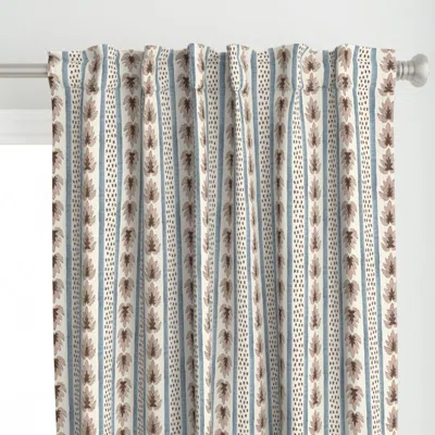 Spoonflower James Stripe 6c7f92 And Curtain Panel