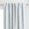 Spoonflower James Stripe Quiet Blue Curtain Panel