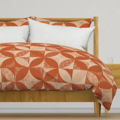 Spoonflower Japanese Pine Needle Quilt - Duvet Cover