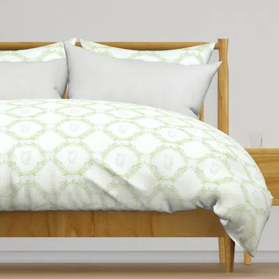 Spoonflower Jennifer's Wreath For Vale Duvet Cover