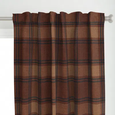 Spoonflower Jumbo Rustic Regency Curtain Panel