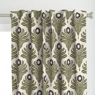 Spoonflower Jumbo Symmetrical Scandi Curtain Panel