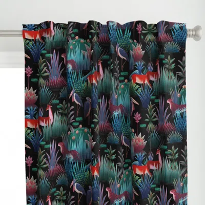 Spoonflower Jungle River At Dusk Curtain Panel