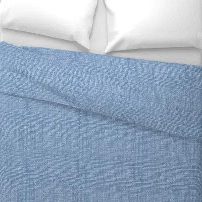 Spoonflower Kano Weave In Slate Wide Cotton Sateen 3.5 oz 26" X 20" Standard Knife Edge