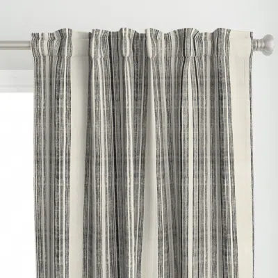 Spoonflower Kilim Stripe Curtain Panel