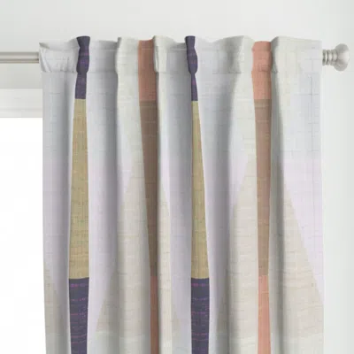 Spoonflower Klepsydra - Large - Haze Curtain Panel