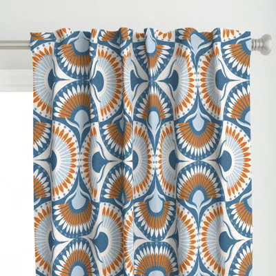 Spoonflower L Art Deco Boho Retro Curtain Panel