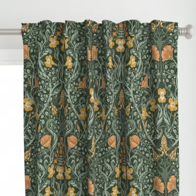 Spoonflower L - Coastal Sage Arts And Curtain Panel