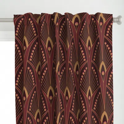 Spoonflower (l) Geometric Art Deco Curtain Panel