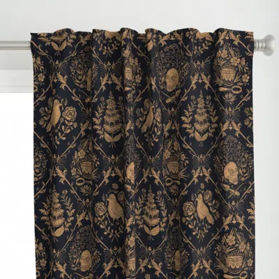 Spoonflower (l) Murder In The Garden Curtain Panel