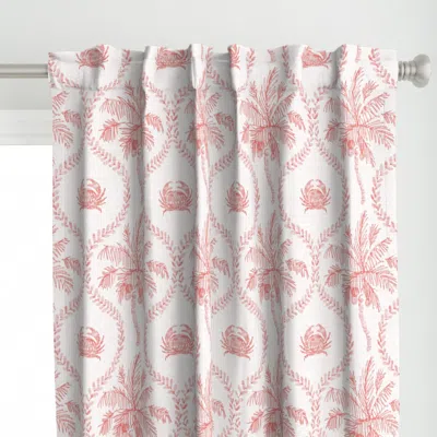 Spoonflower (l) St Barts Tropical Curtain Panel