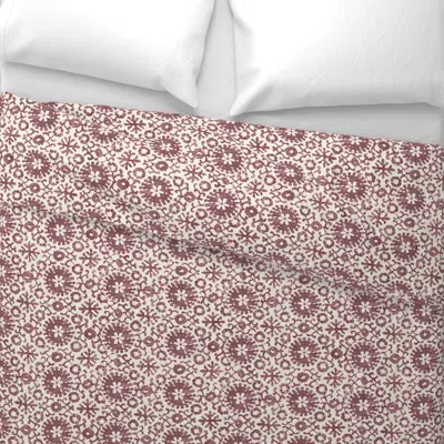 Spoonflower Lampshade Batik Fb Cinder Rose King Pillow Sham