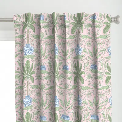 Spoonflower Lana - Crocodile Palm Curtain Panel