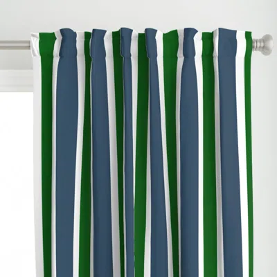 Spoonflower Large 3-color Stripes Curtain Panel