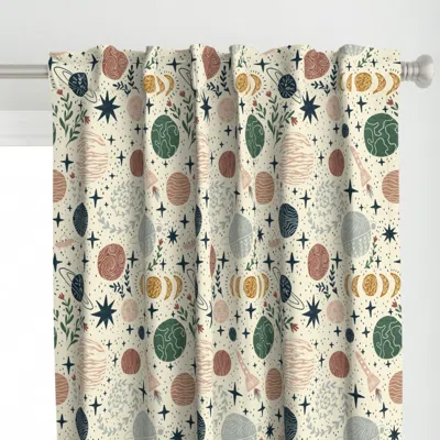 Spoonflower Large - All Life Is Curtain Panel