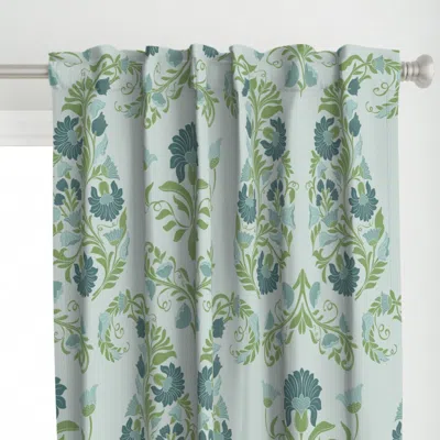 Spoonflower Large (basic Green) Curtain Panel