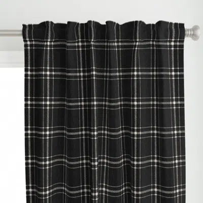 Spoonflower Large Basic Plaid - Curtain Panel