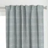 Spoonflower Large Basic Plaid - Dusty Curtain Panel