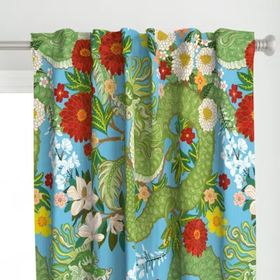 Spoonflower Large Chiang Mai Sage Curtain Panel