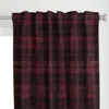 Spoonflower (large) Deep Red Curtain Panel