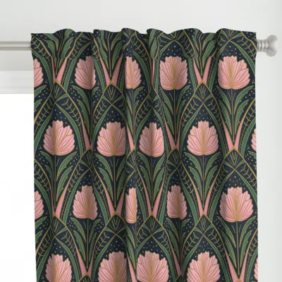 Spoonflower Large- Geometric Arch Art Curtain Panel
