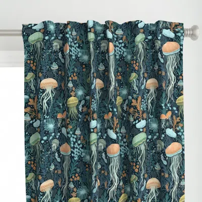 Spoonflower Large - Jellyfish Curtain Panel