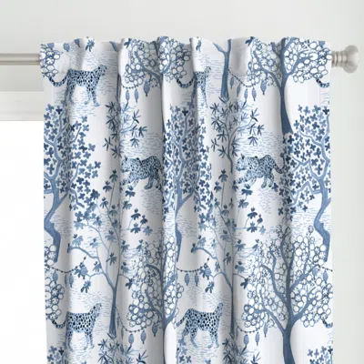 Spoonflower Large Leopard Toile With Curtain Panel