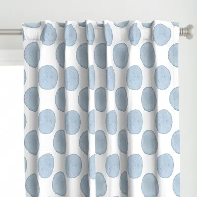 Spoonflower Large Scale Baby Blue Curtain Panel