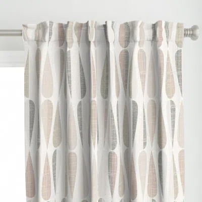 Spoonflower Large Scale Mid Century Curtain Panel