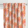 Spoonflower Large - Sunset Palm Curtain Panel