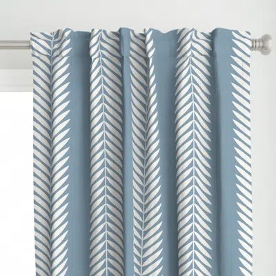 Spoonflower Laurel Leaf 7c98ab And Curtain Panel