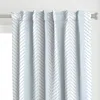 Spoonflower Laurel Leaf Stripe On Curtain Panel