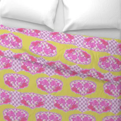 Spoonflower Lednice Gargoyle Yellow Wide Cotton Sateen 3.5 oz 26" X 20" Standard Knife Edge