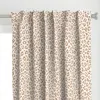 Spoonflower Leopard Print In Tan Curtain Panel