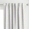 Spoonflower Libby Stripe In Lilac Curtain Panel