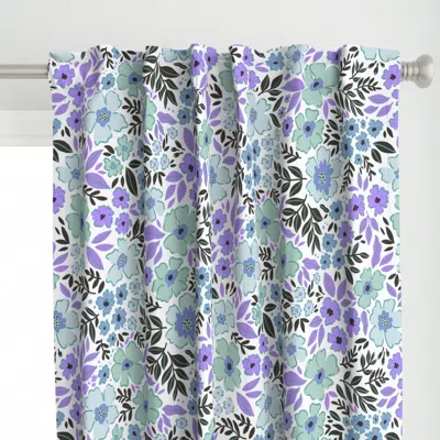 Spoonflower Life Blooms In The Spring Curtain Panel