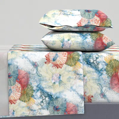 Spoonflower Life On The Reef Queen Sheet Set